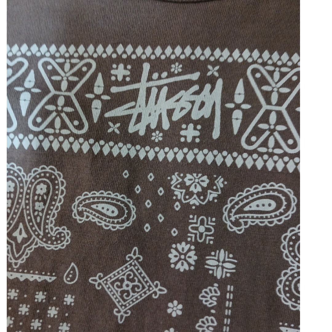 STUSSY(ステューシー)のSTUSSY　ロンt　バンダナ柄　ペイズリー　ステューシー メンズのトップス(Tシャツ/カットソー(七分/長袖))の商品写真