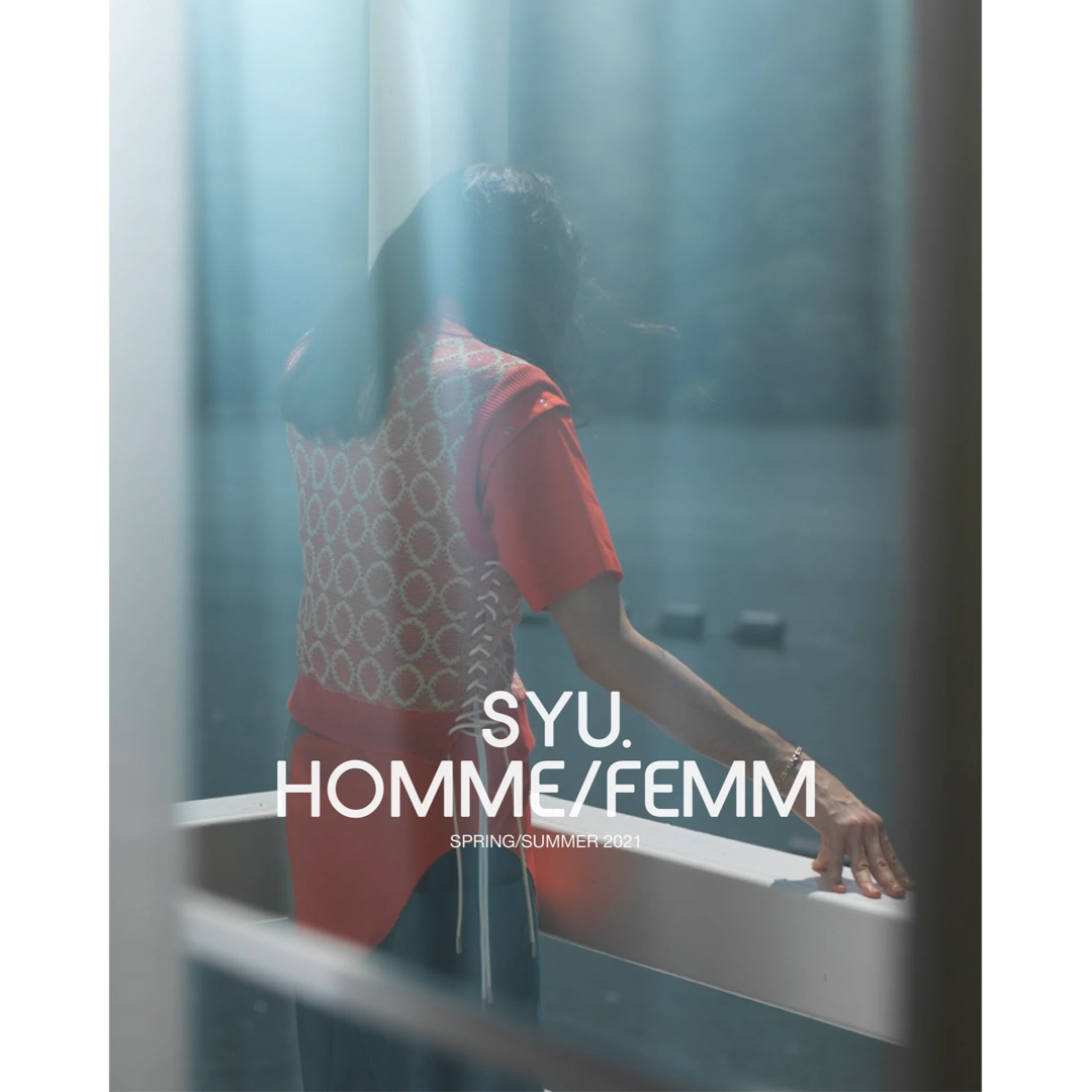 SYU homme/femm ニットベスト メンズのトップス(ベスト)の商品写真