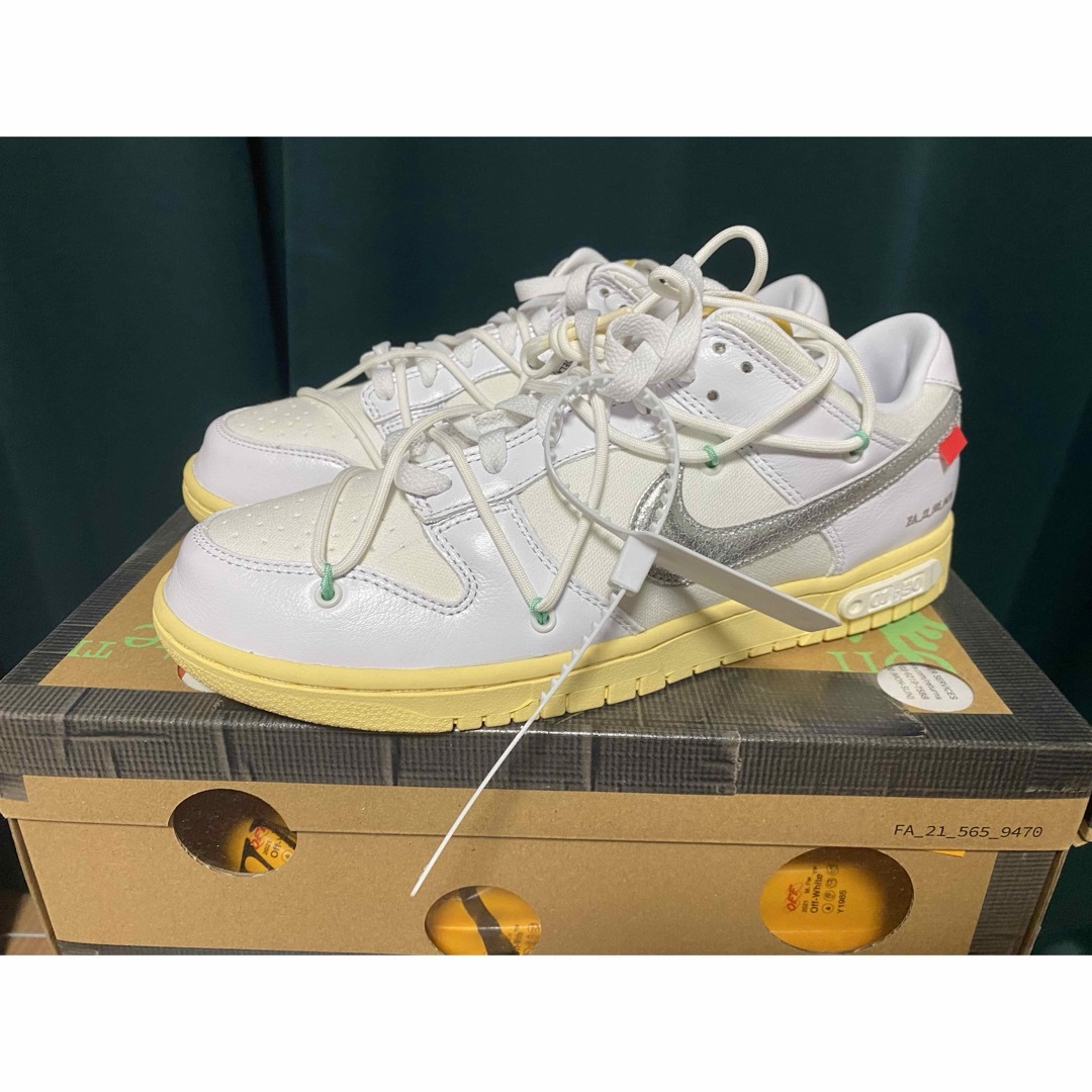 NIKE off-white DUNK LOW 1of50 LOT 1