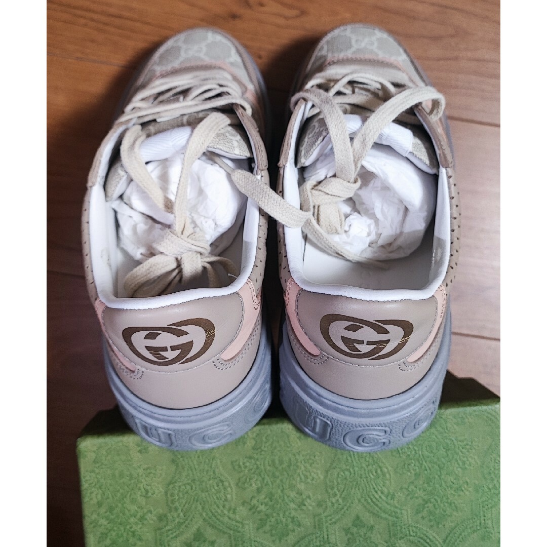 超美品 GUCCI グッチ ウィメンズ GG スニーカー 37.5