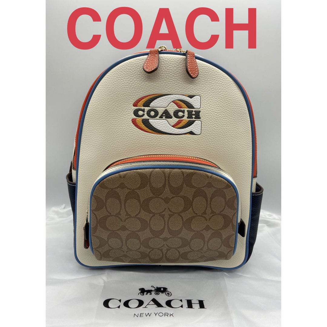 ★新品★COACH コーチ　バックパック　シグネチャー キャンバス