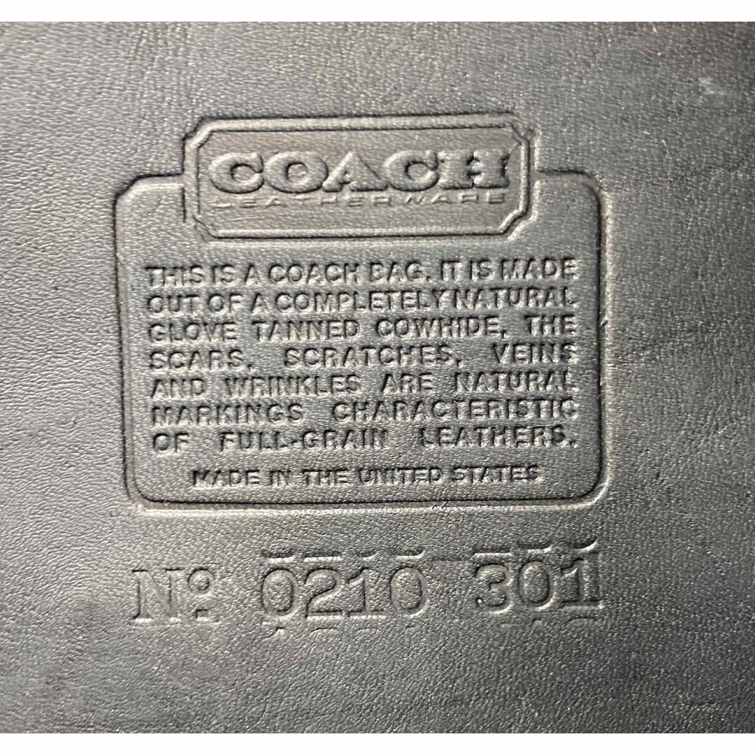 【美品】COACH オールドコーチ　ショルダーバッグ　USA製　301