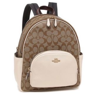 コーチ(COACH)の★新品未使用★コーチ COACH リュック バックパック シグネチャー カーキ(リュック/バックパック)