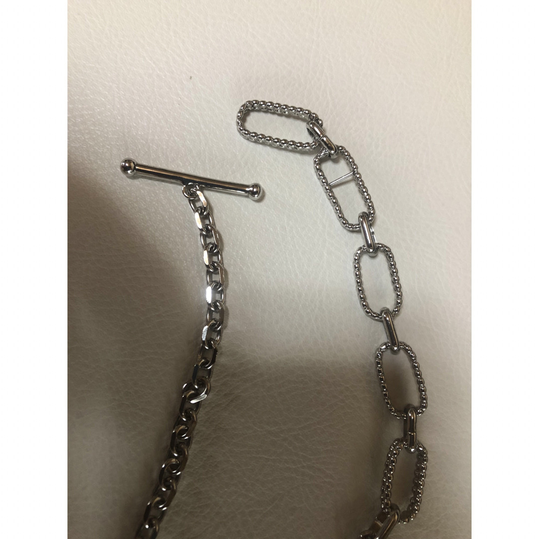 ADER.bijouxCUTSTEELglass holder necklace