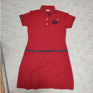 美品 FILA GOLF フィラゴルフ ゴルフウェア ワンピース ネイビー M