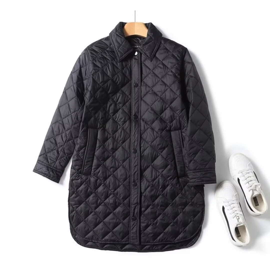 🤎10月新作🎻12458◆2color ダウンジャケット コート レディースのジャケット/アウター(ダウンコート)の商品写真