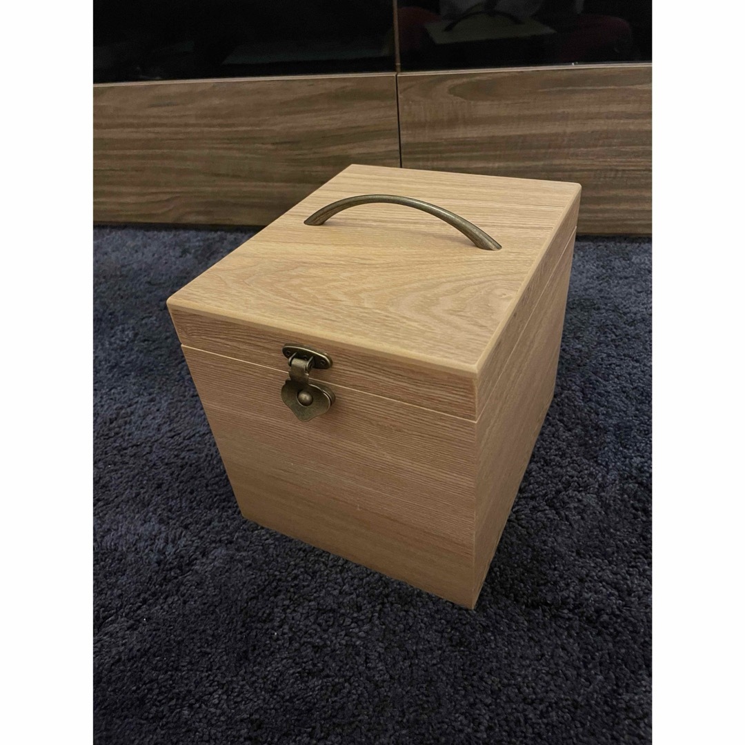 木製アンティークメイクボックス