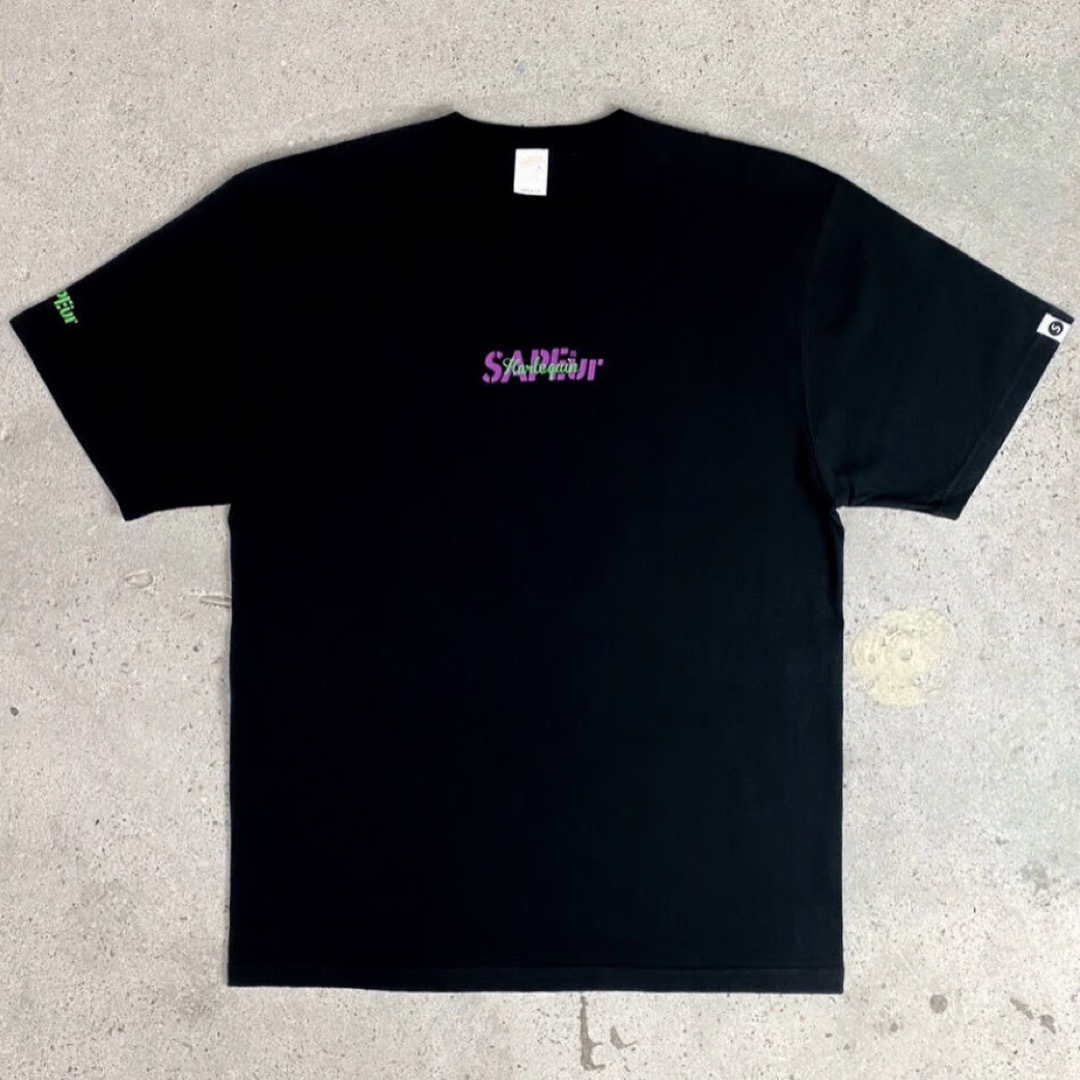 Harlequin■S/S TEE■ブラック XXL SAPEur サプール メンズのトップス(Tシャツ/カットソー(半袖/袖なし))の商品写真