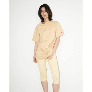 ナイキ(NIKE)のNIKE ロング丈ロゴTシャツ　ミニTワンピース(Tシャツ(半袖/袖なし))