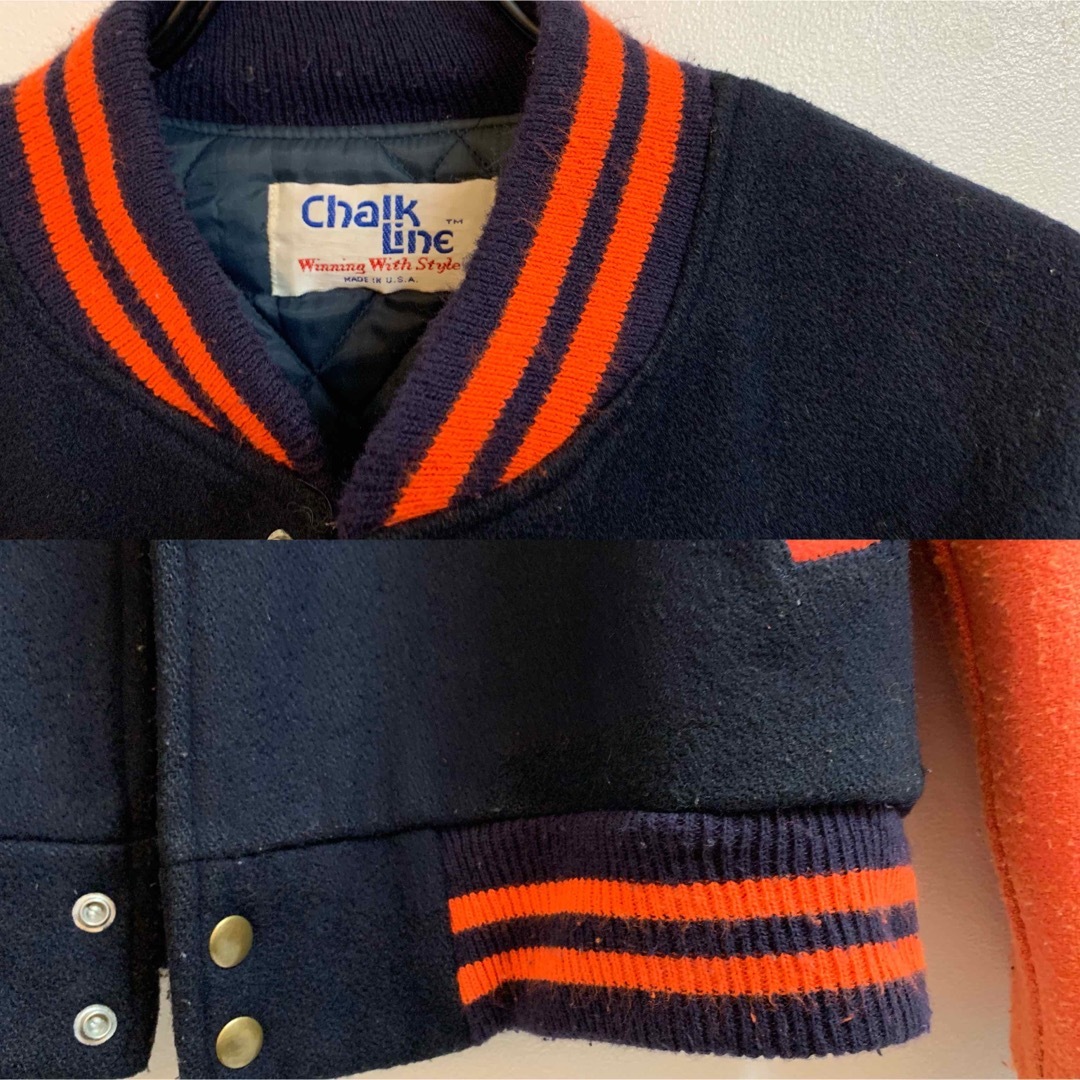 US VINTAGE CHICAGO BEARS USA製 バーシティジャケット