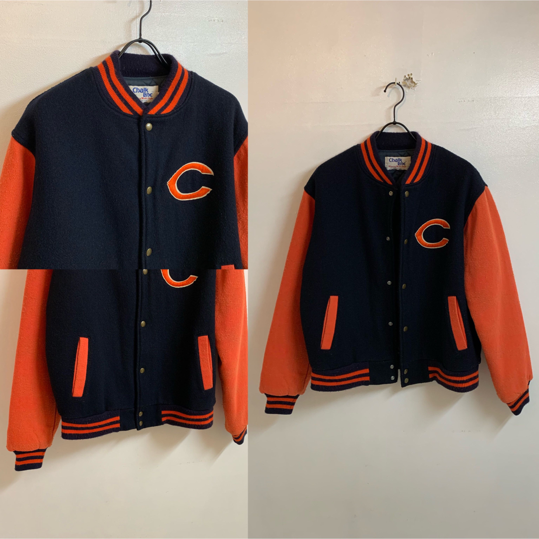 US VINTAGE CHICAGO BEARS USA製 バーシティジャケット