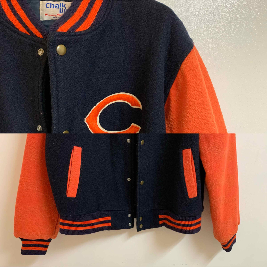 US VINTAGE CHICAGO BEARS USA製 バーシティジャケット