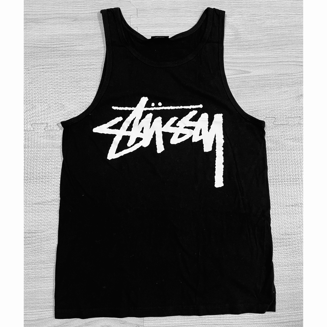 STUSSY(ステューシー)のステューシー STUSSY タンクトップ メンズ 黒 メンズのトップス(タンクトップ)の商品写真