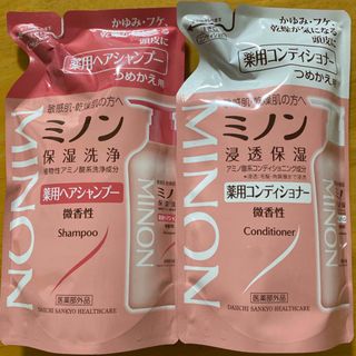 ミノン(MINON)のミノン 薬用ヘアシャンプー  コンディショナー詰め替え 380ml (シャンプー/コンディショナーセット)