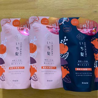 イチカミ(いち髪)の《シャンプー&コンディショナー》いち髪 濃密W保湿ケア 詰め替え 330ml (シャンプー/コンディショナーセット)