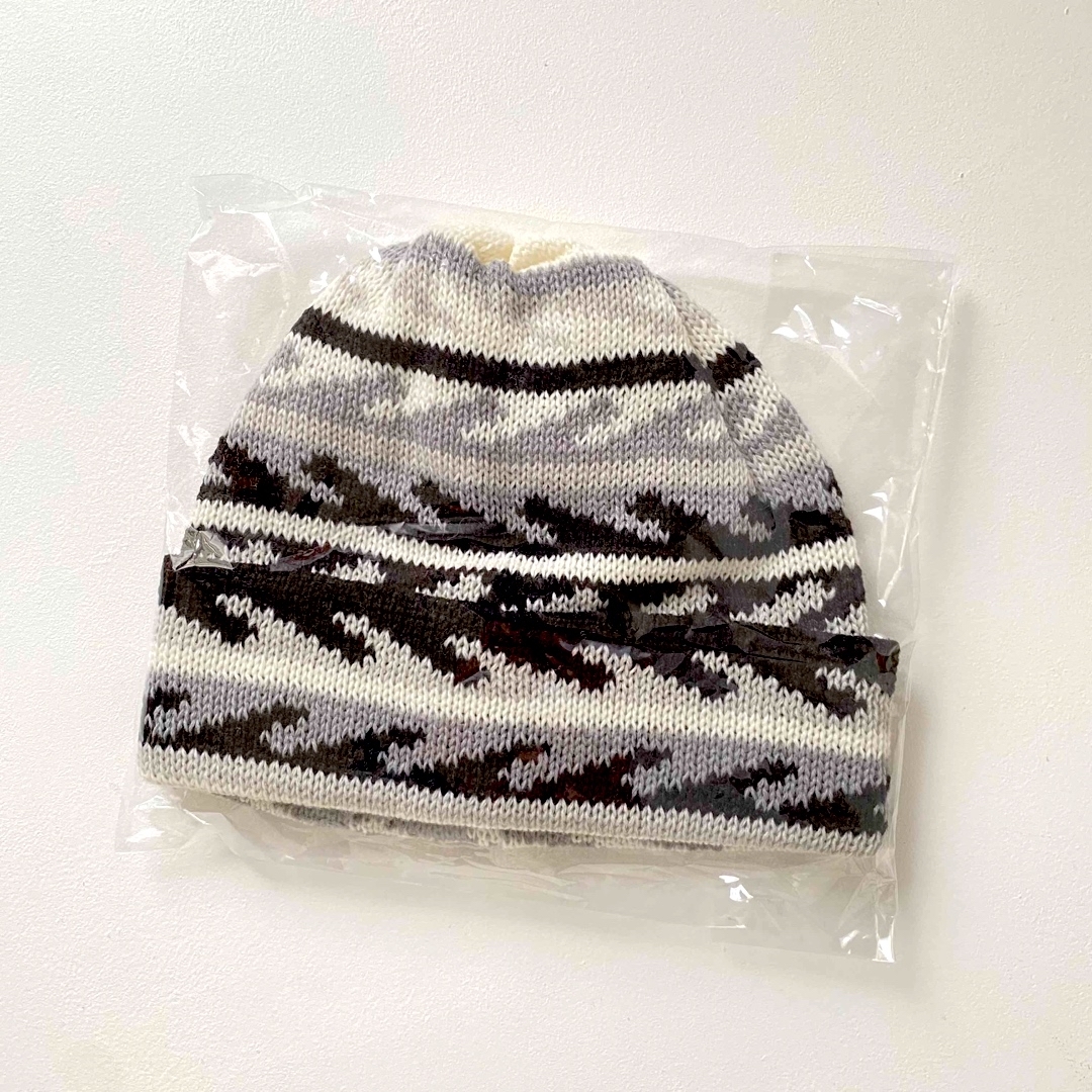 PACS WAVE Beanie GRAY ビーニー ニット帽 - ニットキャップ/ビーニー