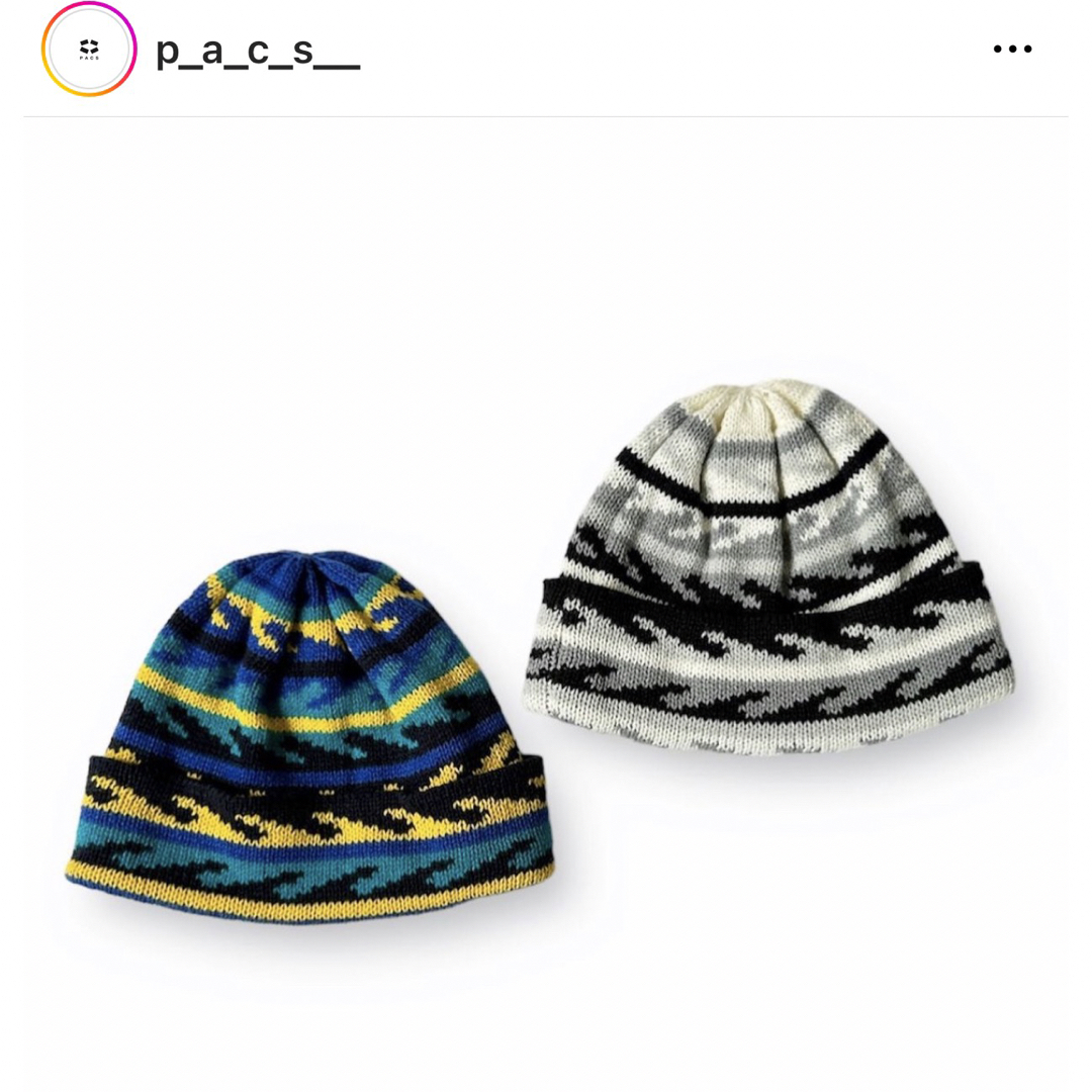 【新品】PACS WAVE Beanie GRAY ビーニー　ニット帽