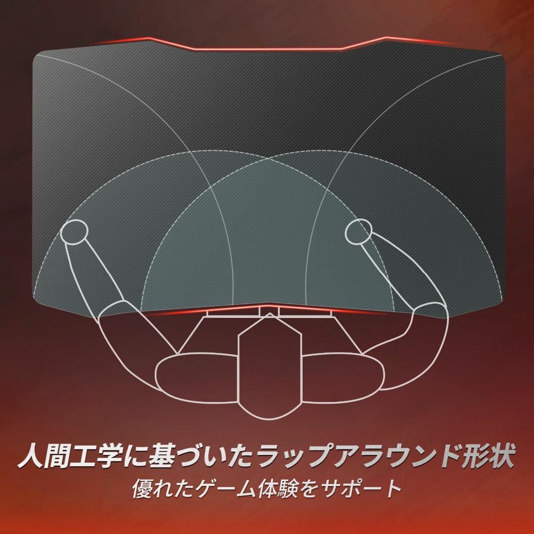 【色: ブラック】CubiCubiゲーミングデスク 幅100cm*奥行60cm*