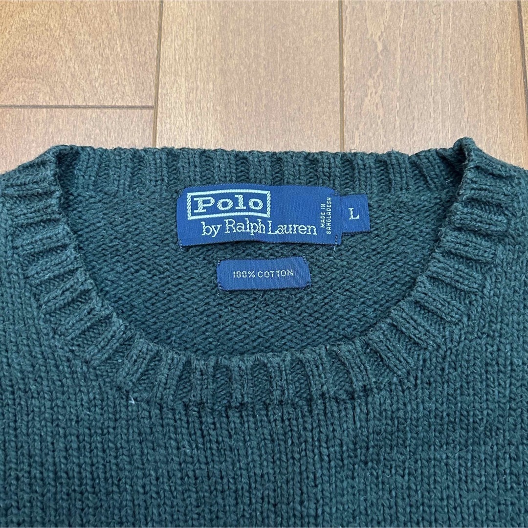 美品 90s POLO Ralph Lauren ニット セーター クルーネック