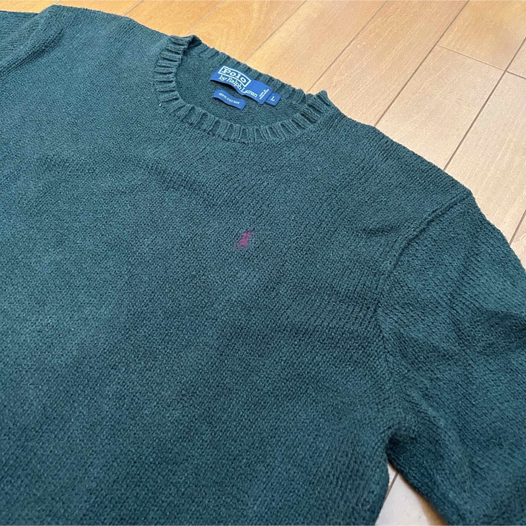 美品 90s POLO Ralph Lauren ニット セーター クルーネック