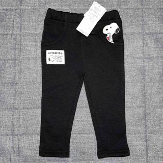 スヌーピー(SNOOPY)の最安値‼️新品　SNOOPY  裏起毛　パンツ　ズボン　80(パンツ)