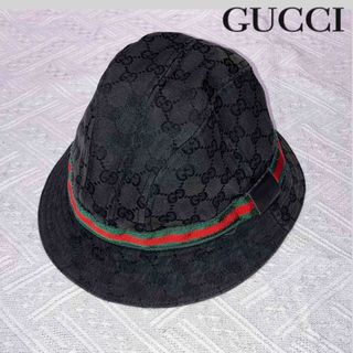 グッチ(Gucci)の【美品】GUCCI モノグラムバケットハット(ハット)