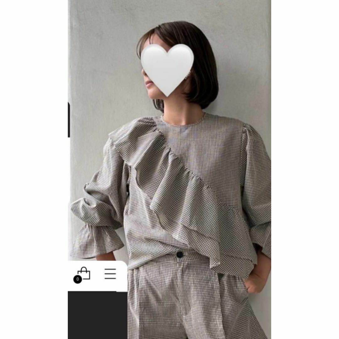 新品 ClaSTEllaR ROUND FRILL BLOUSE CHECKの通販 by ほぼ全品即日発送
