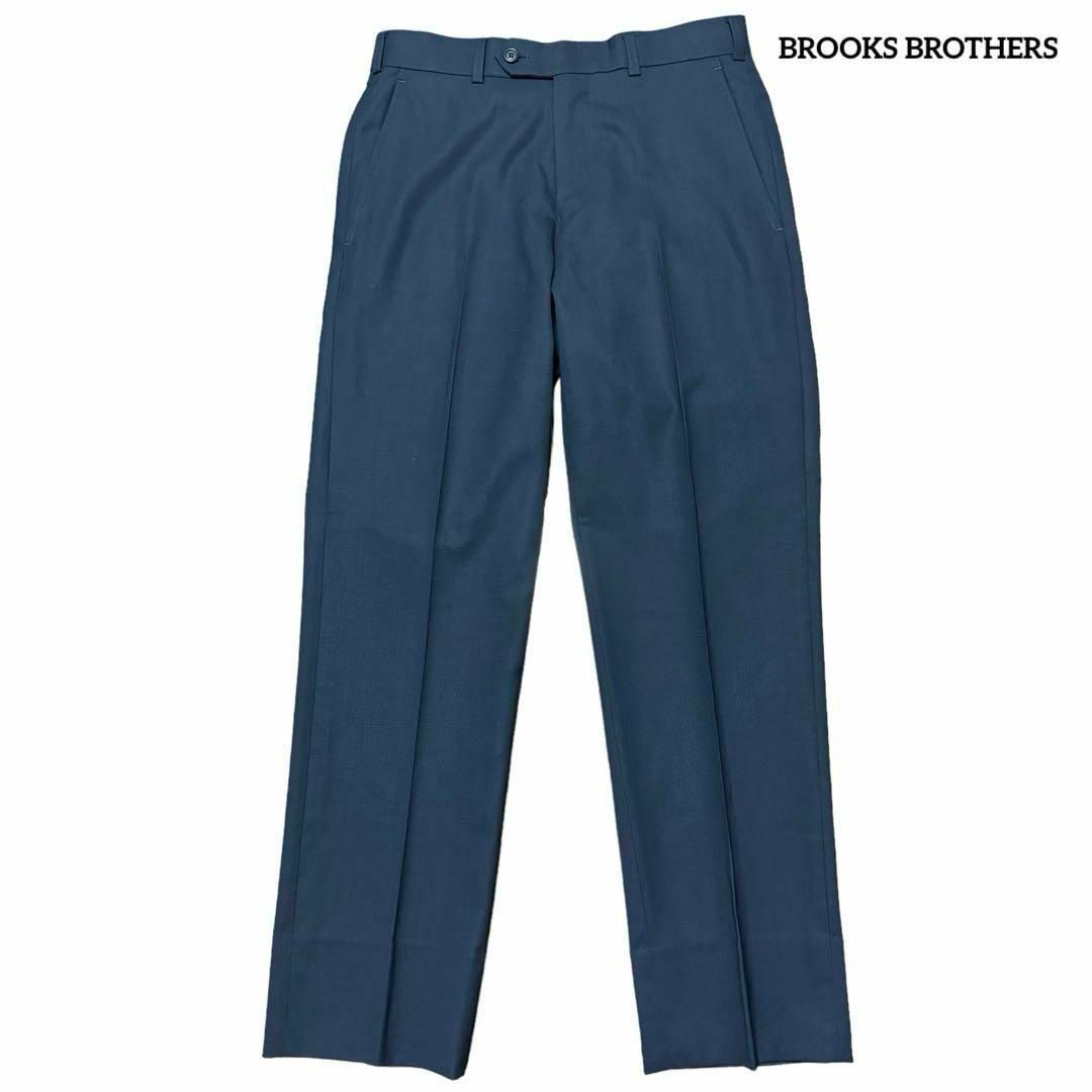 BROOKS BROTHERS CANONICO スラックス ネイビー W30-