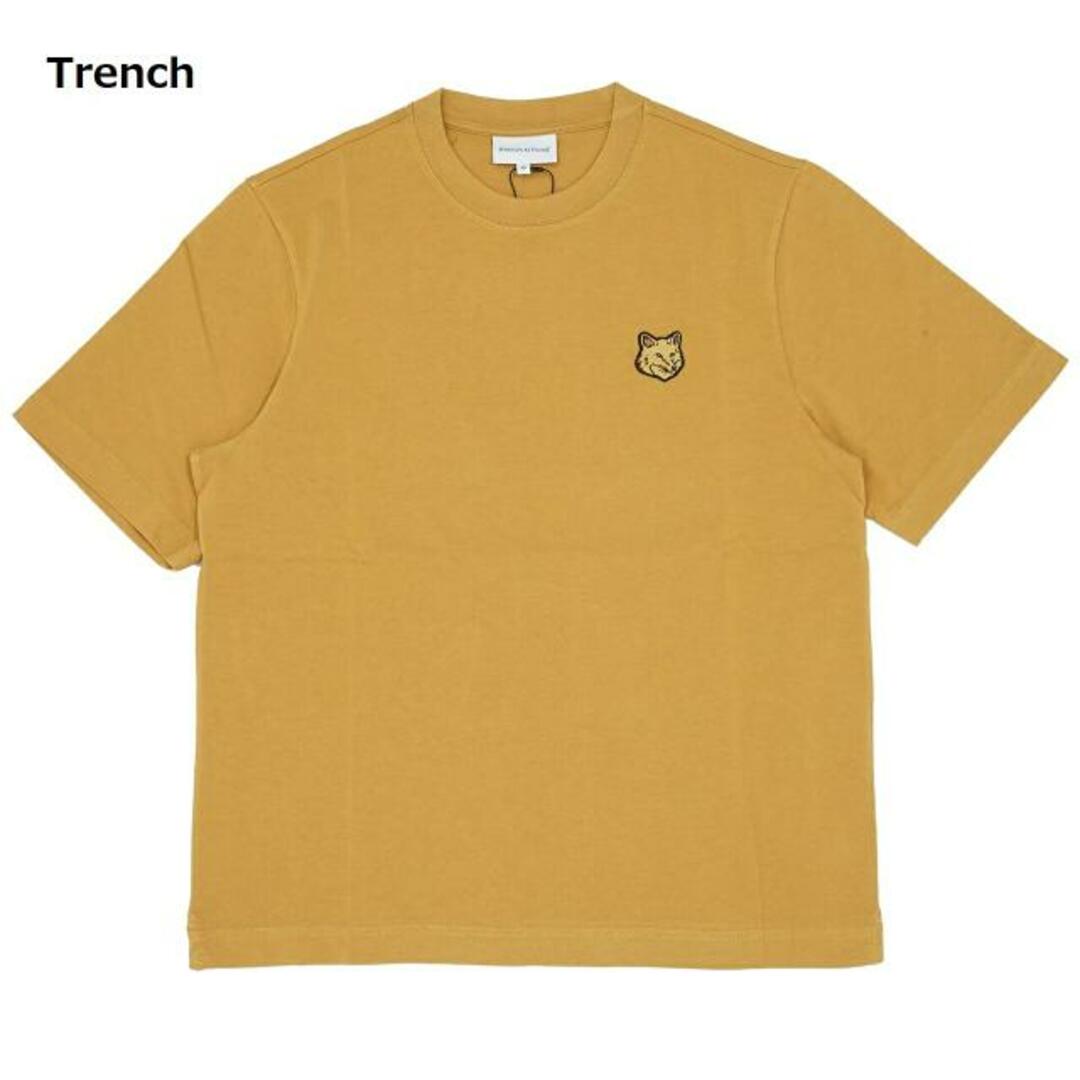 Maison Kitsune(メゾン キツネ) LM00107KJ0119 メゾン キツネ ボールド フォックスヘッド パッチ オーバーサイズ Tシャツ Trench