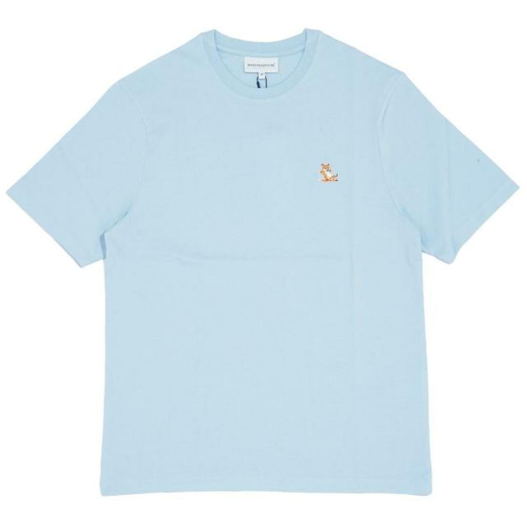 Maison Kitsune(メゾン キツネ) LM00110KJ0008 メゾン キツネ チラックス フォックス パッチ レギュラー Tシャツ Sky Blue