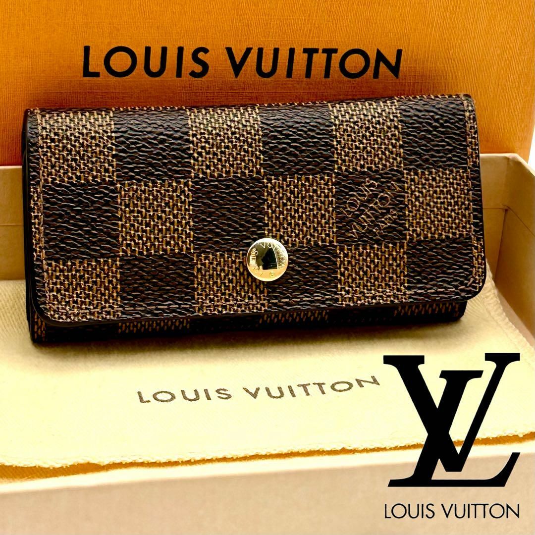 LOUIS VUITTON ルイヴィトン キーケース ダミエ  ミュルティクレ4