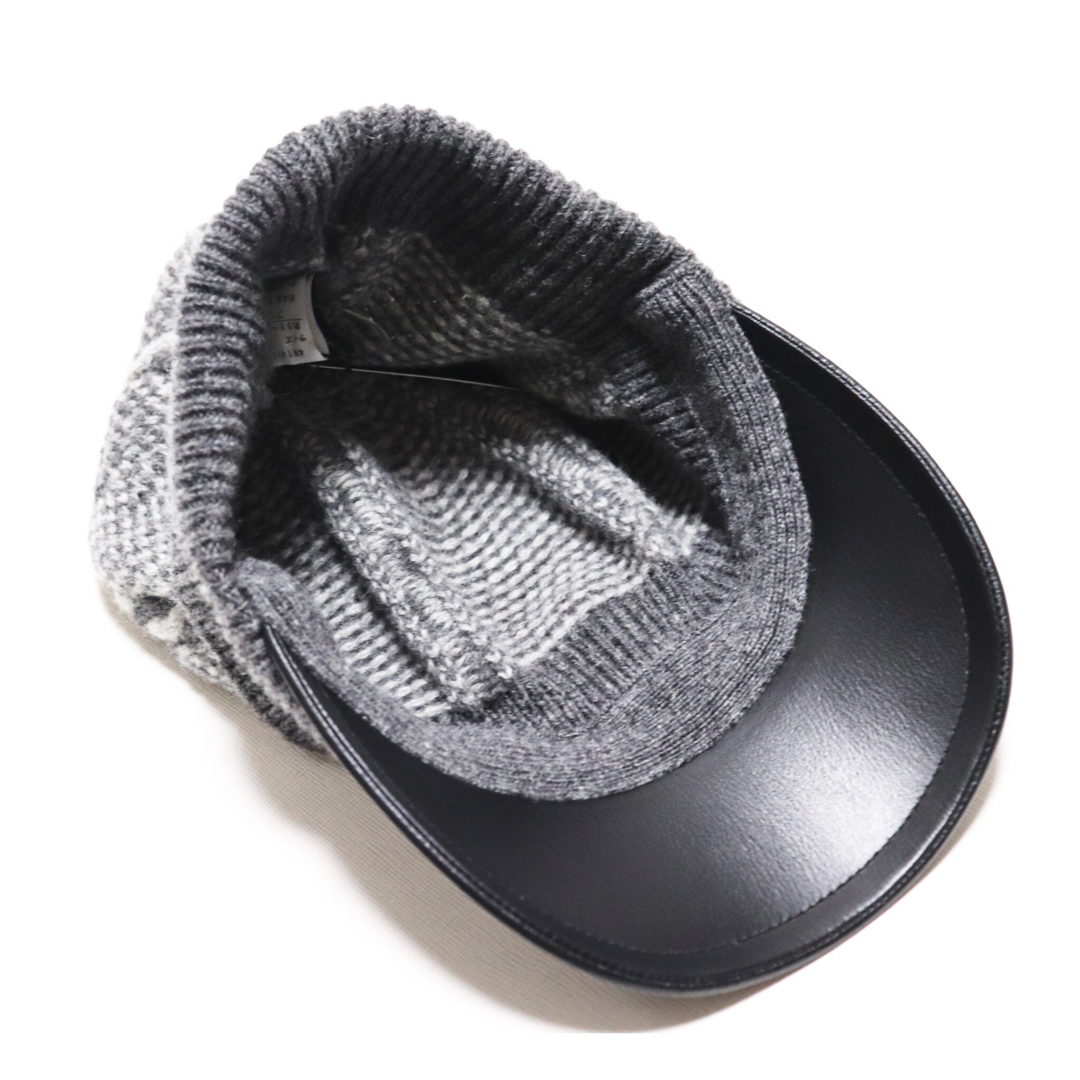 Tokkio hat - 《トーキョーハット》新品 渋沢栄一 レザーブリムニット