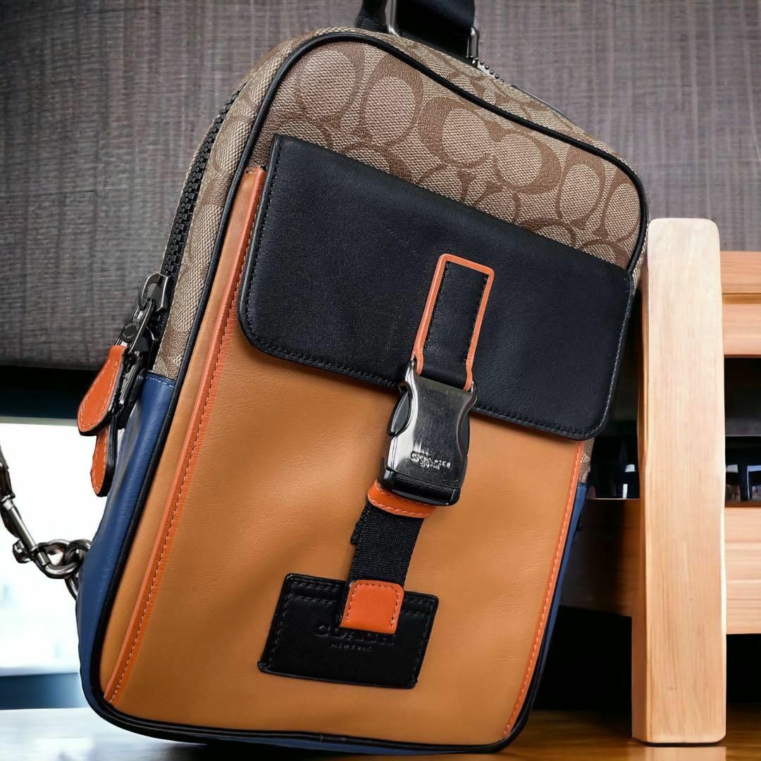COACH - COACH 高級レザー 大人のワンショルダー シグネチャー