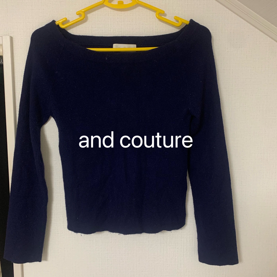 And Couture(アンドクチュール)のand couture ニットトップス レディースのトップス(ニット/セーター)の商品写真