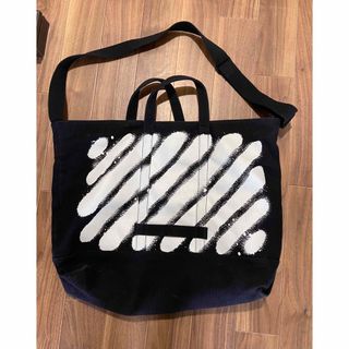 OFF-WHITE オフホワイト MULTI LOGO TOTE BAG マルチロゴ レザー トートバッグ ホワイト OWNA039E 19990102