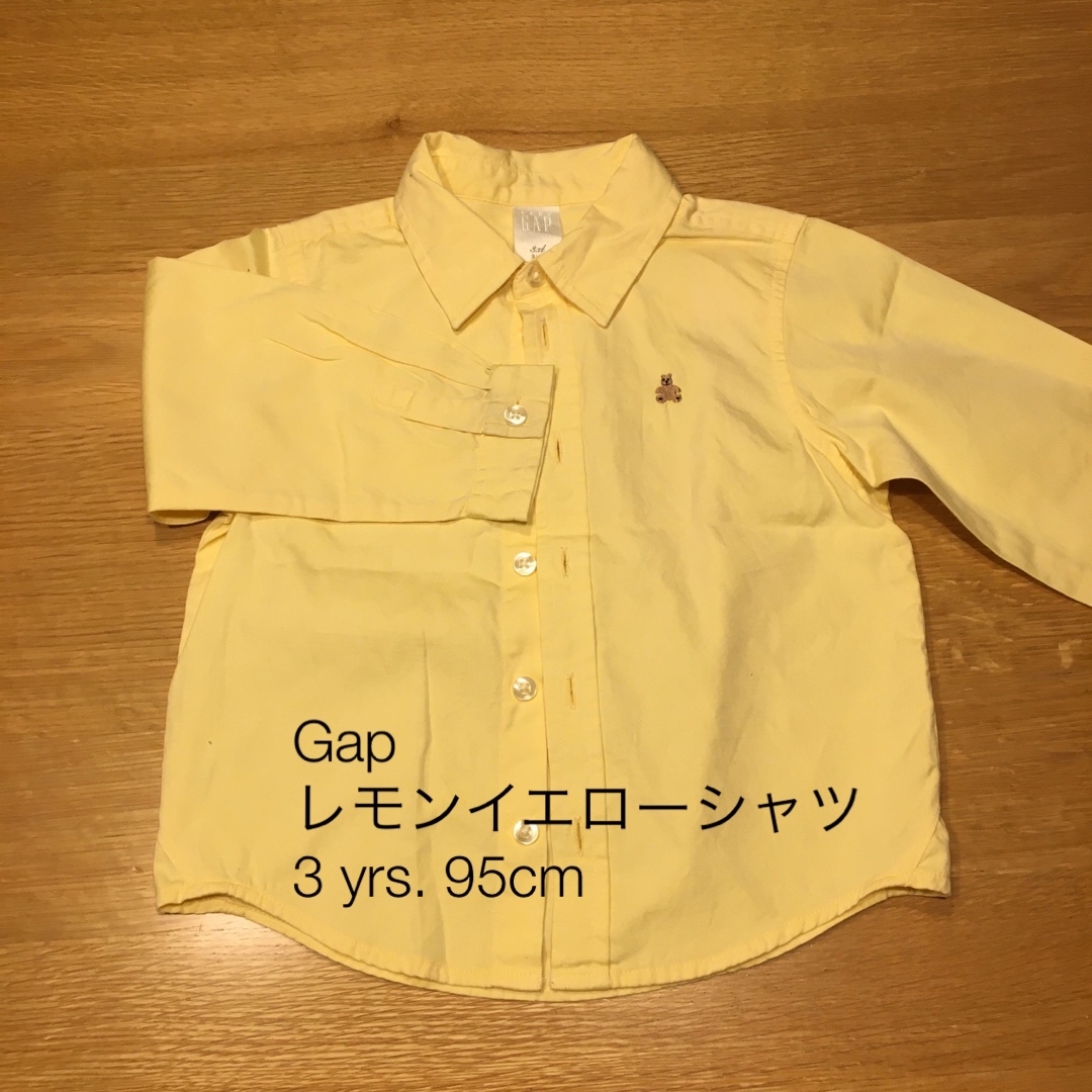 GAP(ギャップ)のGap⭐︎レモンイエローシャツ キッズ/ベビー/マタニティのキッズ服男の子用(90cm~)(ブラウス)の商品写真