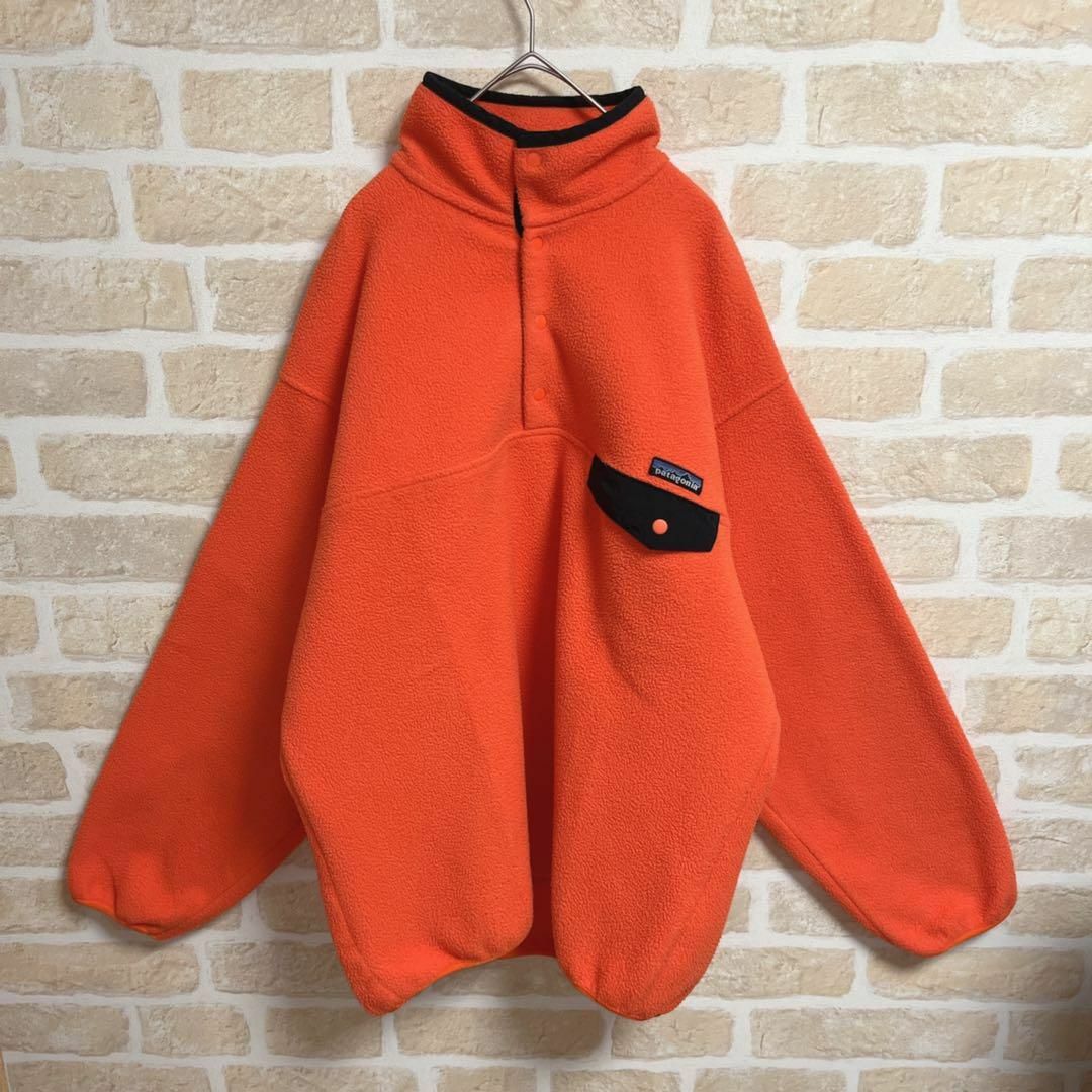 90s USA製 Patagonia パタゴニア シンチラ スナップT フリース