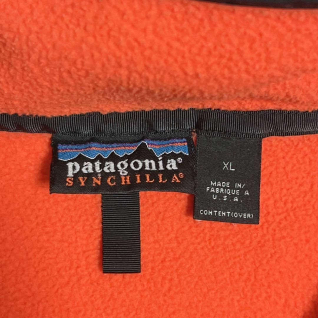 90s USA製 Patagonia パタゴニア シンチラ スナップT フリース