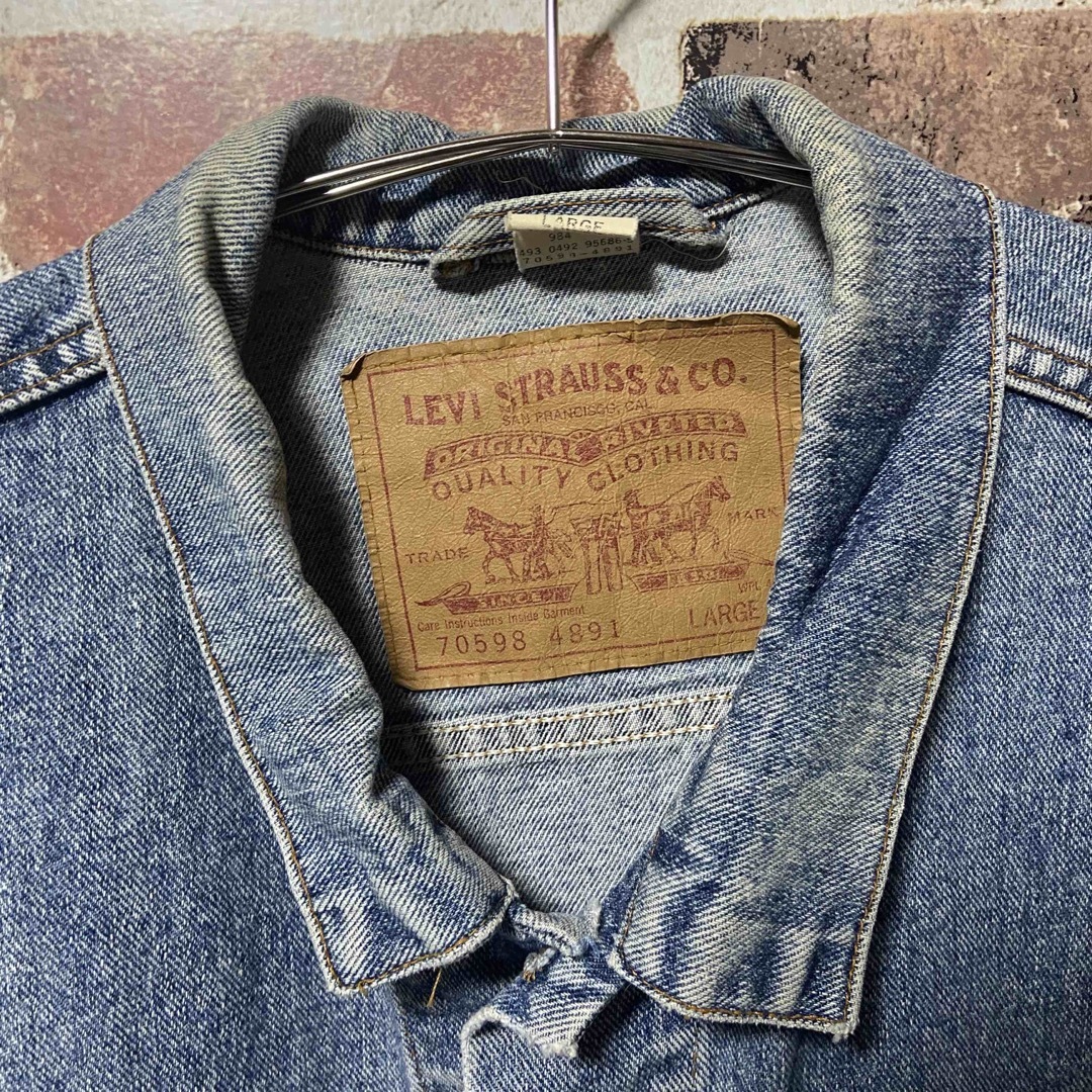 【希少】M100 LEVI’S デニムジャケット 70598 4891