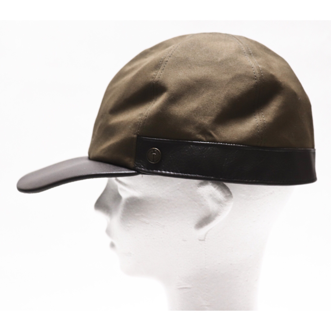 《トーキョーハット》新品 渋沢栄一 レザーブリムキャップ L(57~59)
