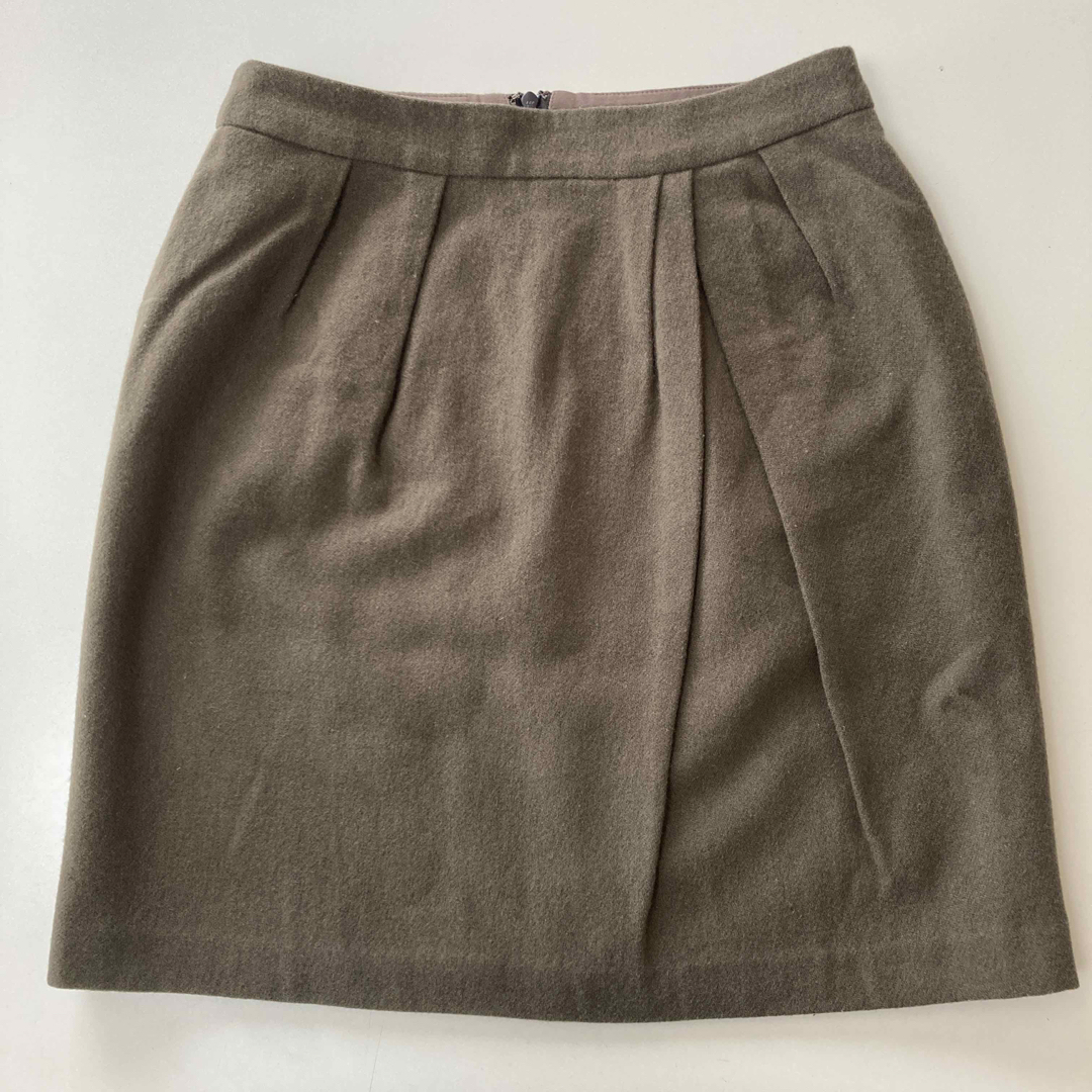 NATURAL BEAUTY BASIC(ナチュラルビューティーベーシック)のナチュラルビューティーベーシック　コクーンスカート　S レディースのスカート(ミニスカート)の商品写真