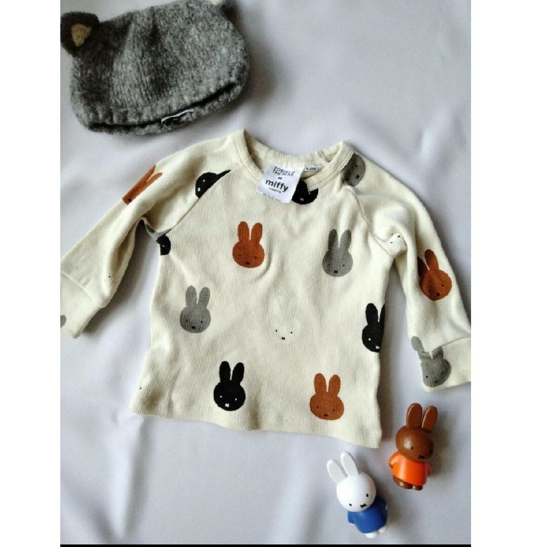 miffy(ミッフィー)のTOBIAS&THE BEAR ミッフィー　長袖　Tシャツ　ロンT 新生児 キッズ/ベビー/マタニティのベビー服(~85cm)(Ｔシャツ)の商品写真