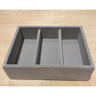 ムジルシリョウヒン(MUJI (無印良品))の無印　重なるベロアケース　メガネ用　小(小物入れ)