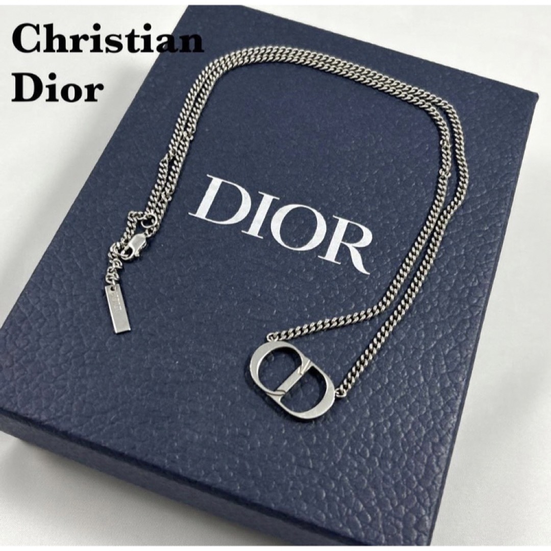 美品　ChristianDior ディオールCD Icon necklace
