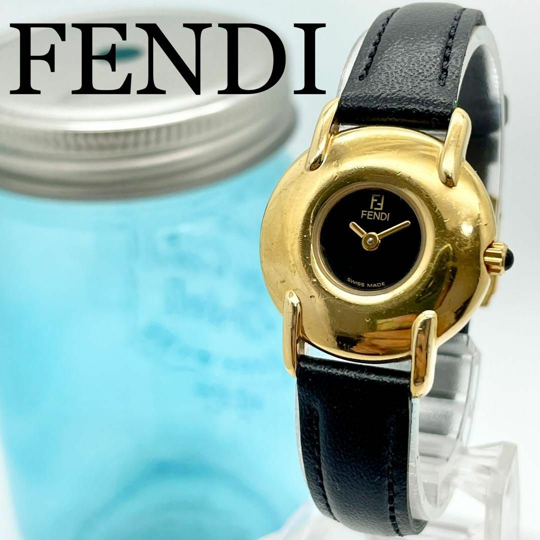 140 FENDI フェンディ時計　レディース腕時計　ヴィンテージ　ゴールド
