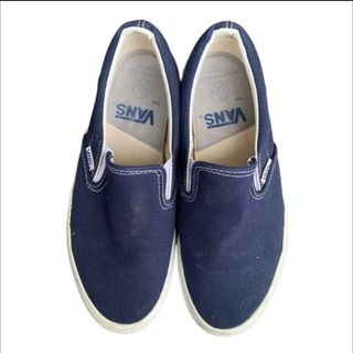 ヴァンズ(VANS)のVANS/SLIP ON/B&Y別注/ネイビー/44/キャンバス/28.0(スニーカー)