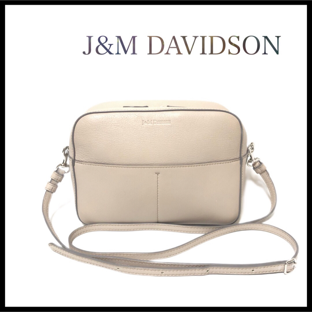 【極美品】J&M DAVIDSON ショルダーバッグ　カメラバッグ　グレー