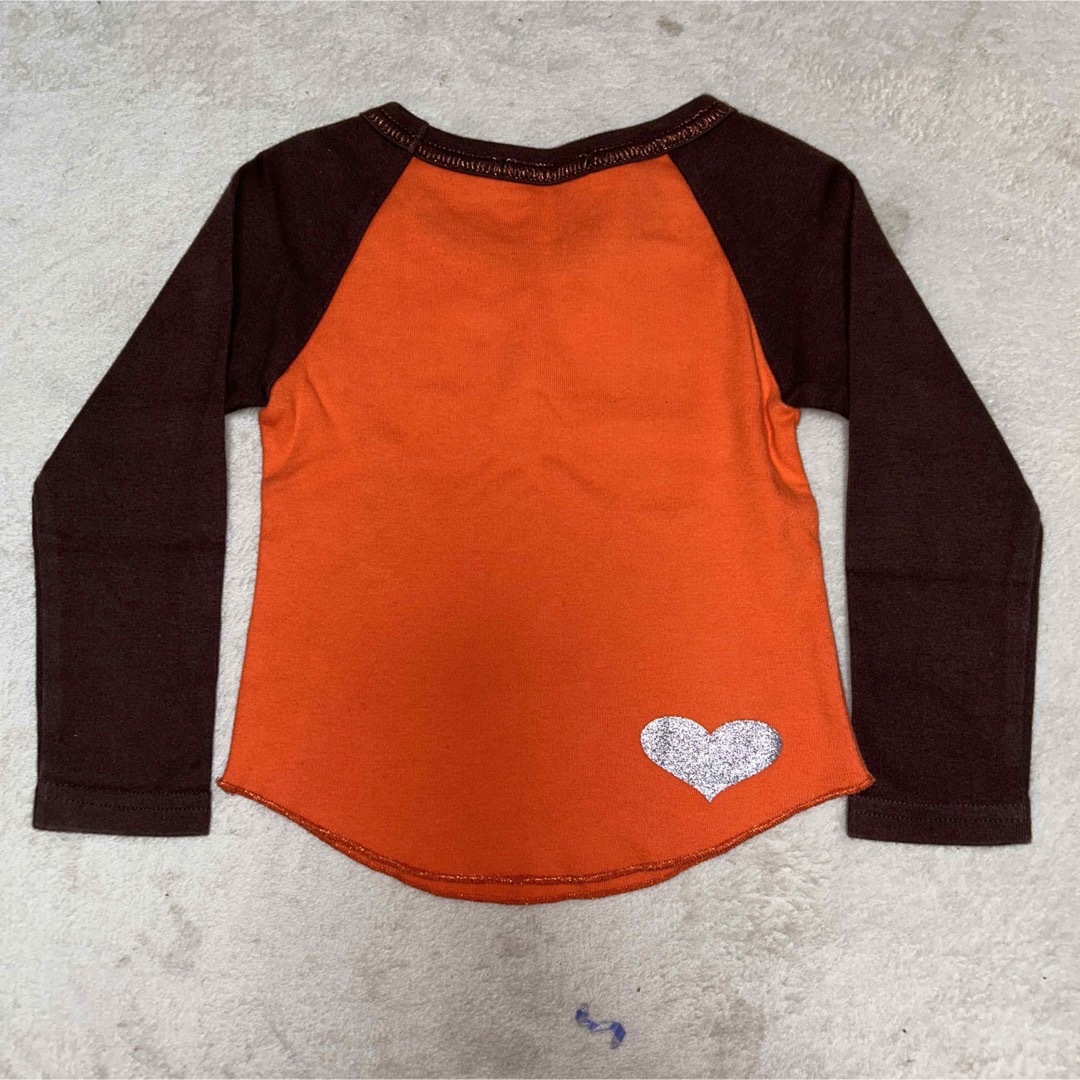 RONI(ロニィ)のRONI オレンジロゴトップス キッズ/ベビー/マタニティのキッズ服女の子用(90cm~)(Tシャツ/カットソー)の商品写真