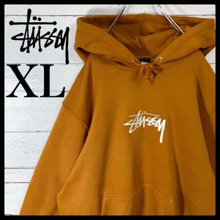 STUSSY ステューシー 胸ロゴ 刺繍 ブルー カラー◎ XL 希少