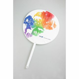 非売品 ANA 全日空 レインボープライド オリジナル うちわ(航空機)